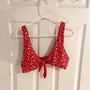 NWOT Tie Bikini Top